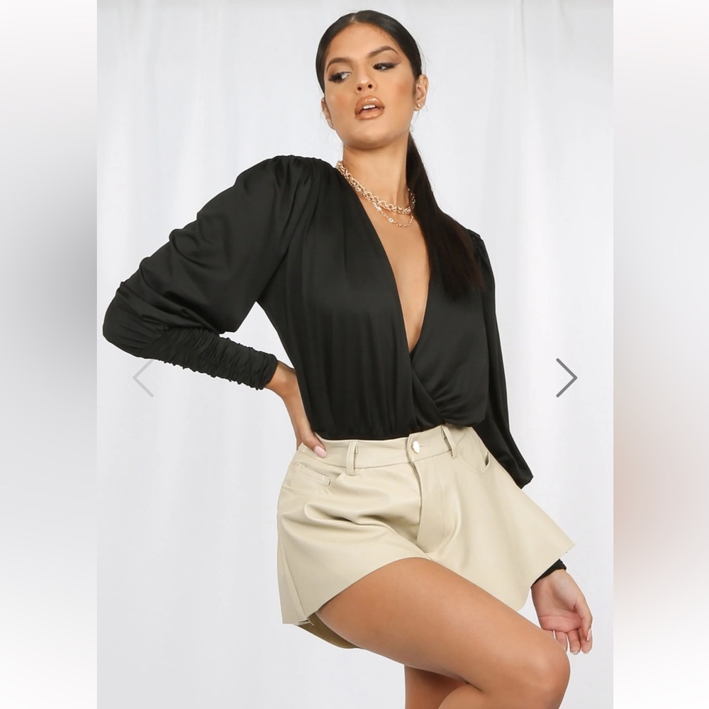 Vera & Lucy Black Longsleeved Body Suit